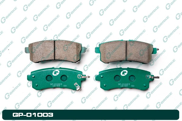 КОЛОДКИ ТОРМОЗНЫЕ ДИСКОВЫЕ G-BRAKE GP01003