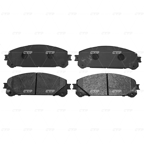 КОЛОДКИ ТОРМОЗНЫЕ ДИСКОВЫЕ CTR GK1082
