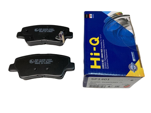 КОЛОДКИ ТОРМОЗНЫЕ ДИСКОВЫЕ SANGSIN BRAKE SP1401