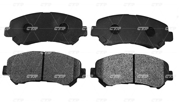 КОЛОДКИ ТОРМОЗНЫЕ ДИСКОВЫЕ CTR GK0741P