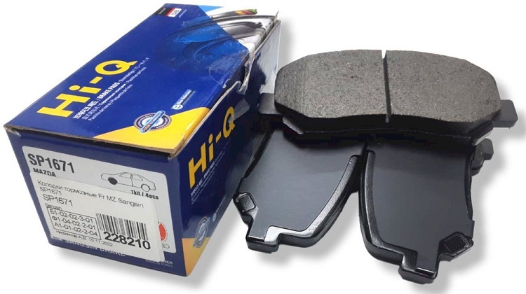 КОЛОДКИ ТОРМОЗНЫЕ ДИСКОВЫЕ SANGSIN BRAKE SP1671