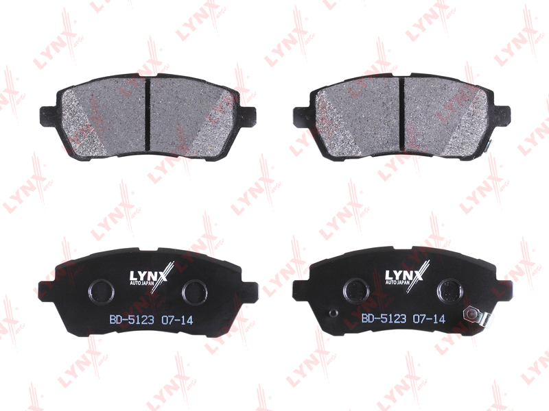КОЛОДКИ ТОРМОЗНЫЕ ДИСКОВЫЕ LYNXauto BD5123