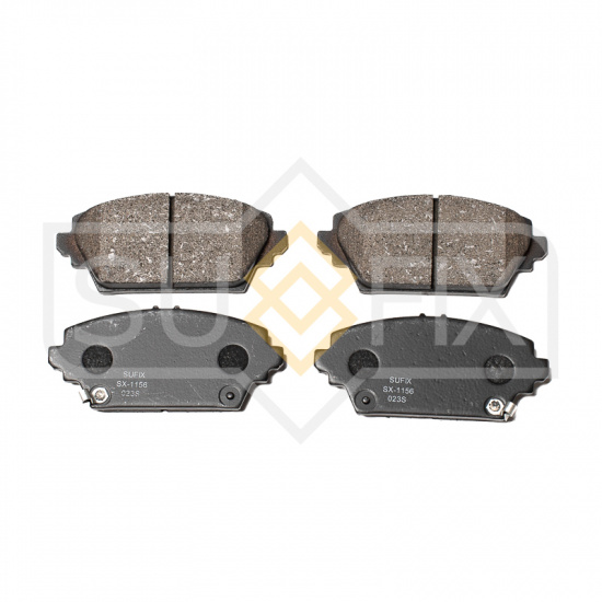КОЛОДКИ ТОРМОЗНЫЕ ДИСКОВЫЕ SUFIX SX1156