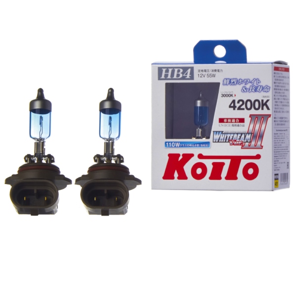 ЛАМПА ГАЛЛОГЕНОВАЯ KOITO P0757W HB4 12V 110