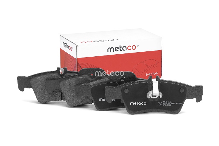КОЛОДКИ ТОРМОЗНЫЕ ДИСКОВЫЕ METACO 3010026