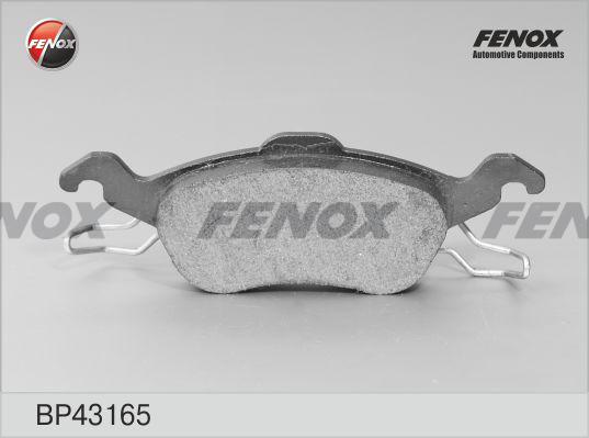 КОЛОДКИ ТОРМОЗНЫЕ ДИСКОВЫЕ FENOX BP43165