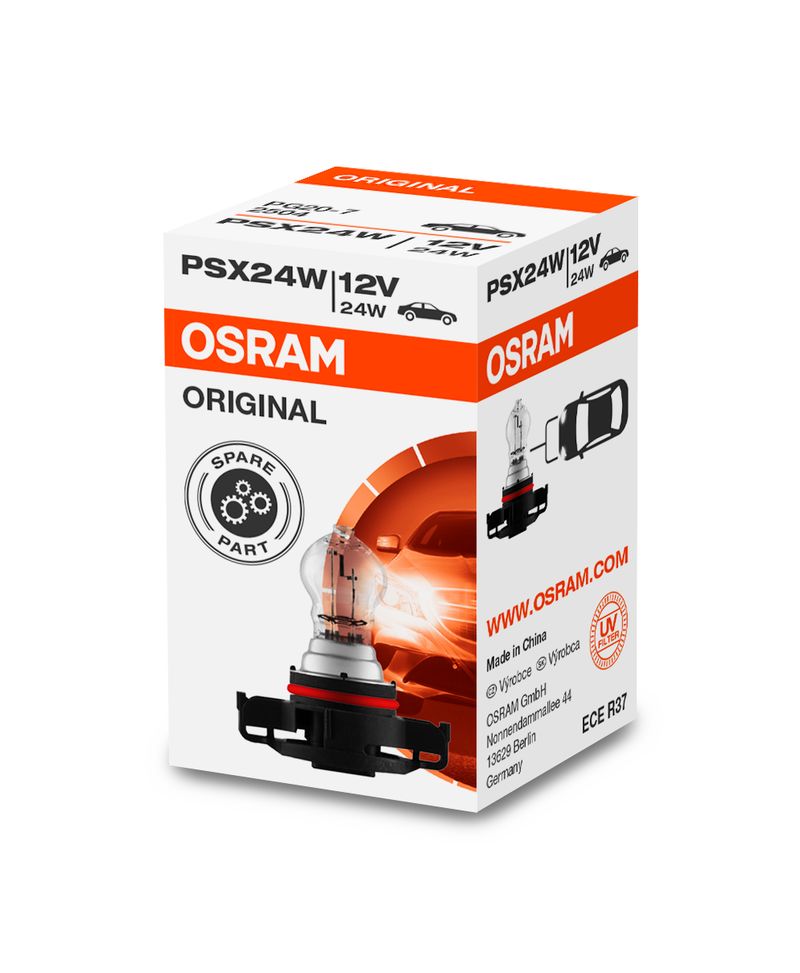 ЛАМПОЧКА OSRAM 2504 PSX24W 12V 24Вт. PG20/7