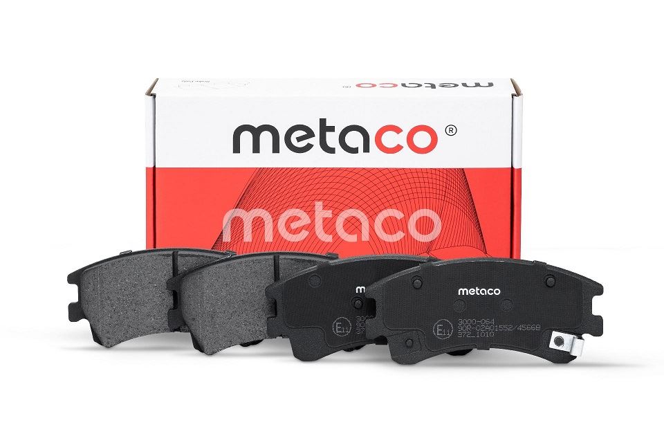 КОЛОДКИ ТОРМОЗНЫЕ ДИСКОВЫЕ METACO 3000064