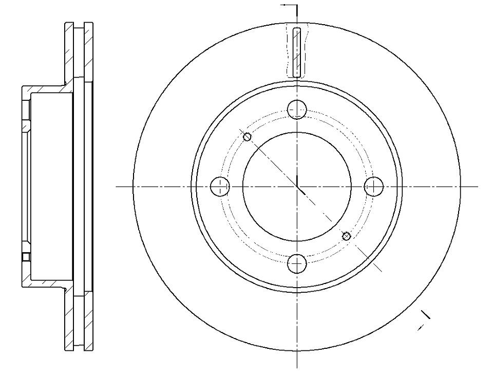 ДИСК ТОРМОЗНОЙ G-BRAKE GR02077