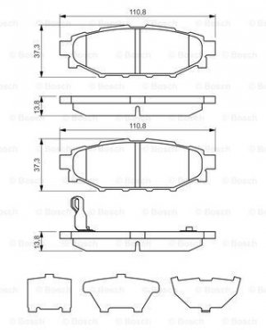 КОЛОДКИ ТОРМОЗНЫЕ ДИСКОВЫЕ IXAT X3P0116