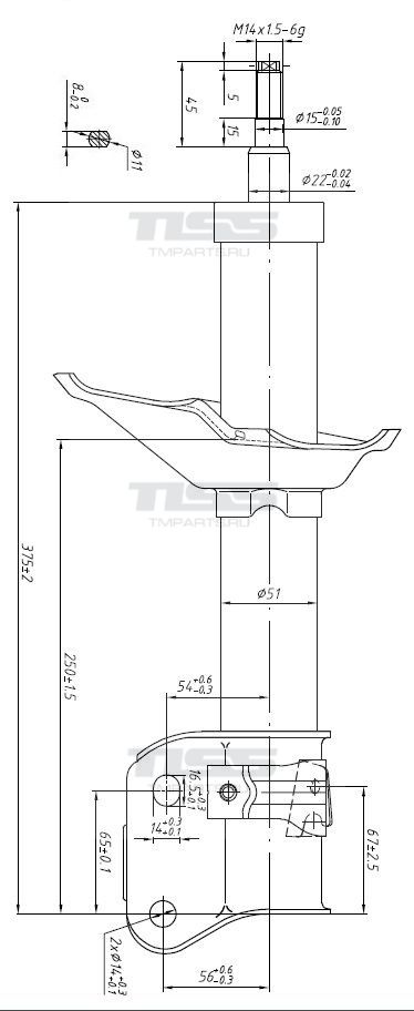 СТОЙКА ГАЗОМАСЛЯНАЯ JD JAS0162