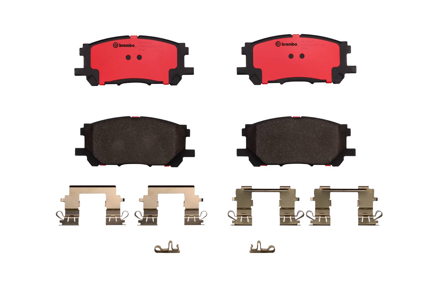 КОЛОДКИ ТОРМОЗНЫЕ ДИСКОВЫЕ BREMBO P83067