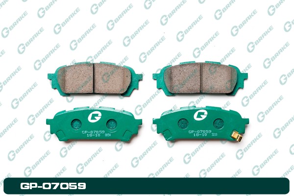 КОЛОДКИ ТОРМОЗНЫЕ ДИСКОВЫЕ G-BRAKE GP07059