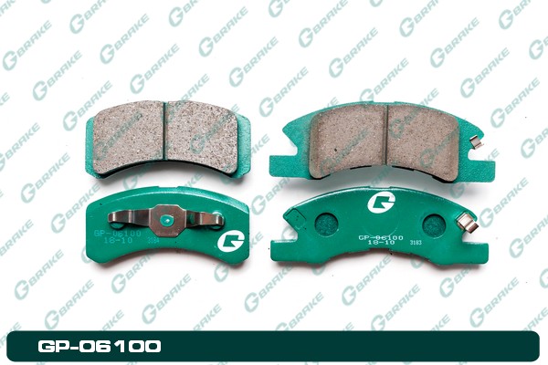 КОЛОДКИ ТОРМОЗНЫЕ ДИСКОВЫЕ G-BRAKE GP06100
