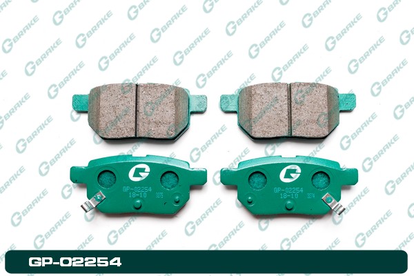 КОЛОДКИ ТОРМОЗНЫЕ ДИСКОВЫЕ G-BRAKE GP02254