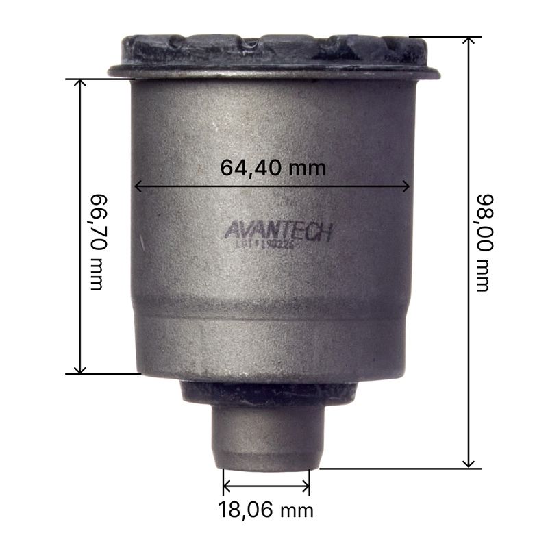 САЙЛЕНТБЛОК ПОДРАМНИКА AVANTECH ASB0714