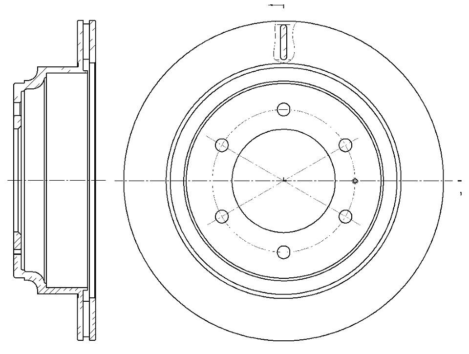 ДИСК ТОРМОЗНОЙ LYKMC A0079009