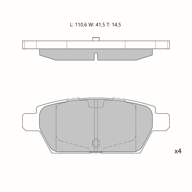 КОЛОДКИ ТОРМОЗНЫЕ ДИСКОВЫЕ AVANTECH AV180
