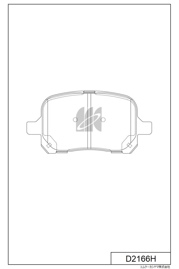 КОЛОДКИ ТОРМОЗНЫЕ ДИСКОВЫЕ KASHIYAMA D2166H