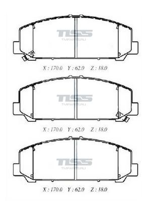 КОЛОДКИ ТОРМОЗНЫЕ ДИСКОВЫЕ PARAUT N281140Y