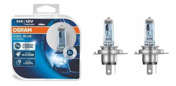 ЛАМПА ГАЛЛОГЕНОВАЯ OSRAM 64193CBNHCB H4 12V 60Вт. Галлогеная P43t-38 BLUE (СИНИЙ)