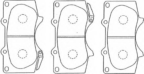 КОЛОДКИ ТОРМОЗНЫЕ ДИСКОВЫЕ IXAT X3P0176