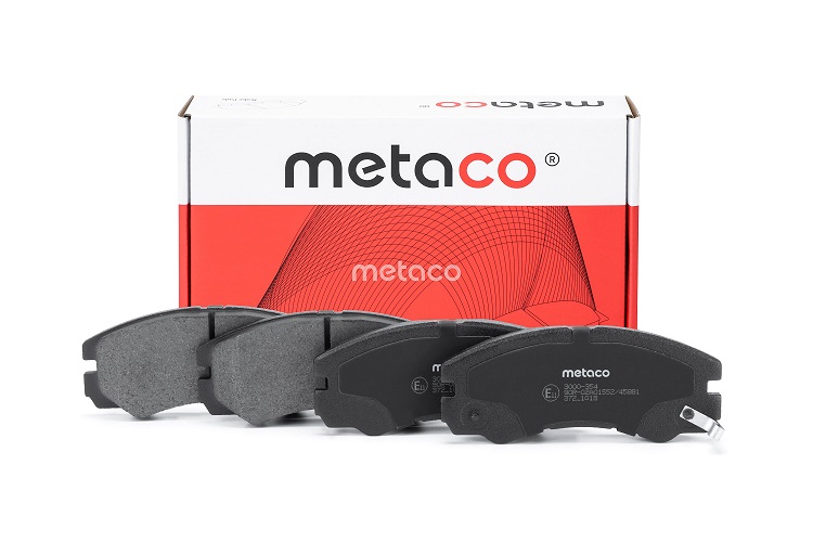 КОЛОДКИ ТОРМОЗНЫЕ ДИСКОВЫЕ METACO 3000354