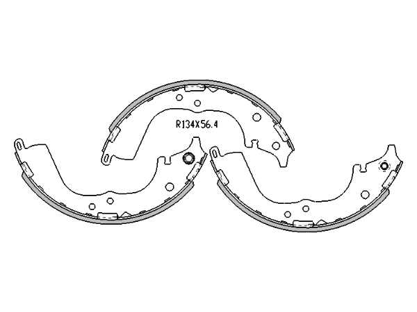 КОЛОДКИ ТОРМОЗНЫЕ БАРАБАННЫЕ SAT ST0449526190