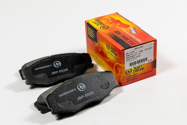КОЛОДКИ ТОРМОЗНЫЕ ДИСКОВЫЕ JD JBP0026