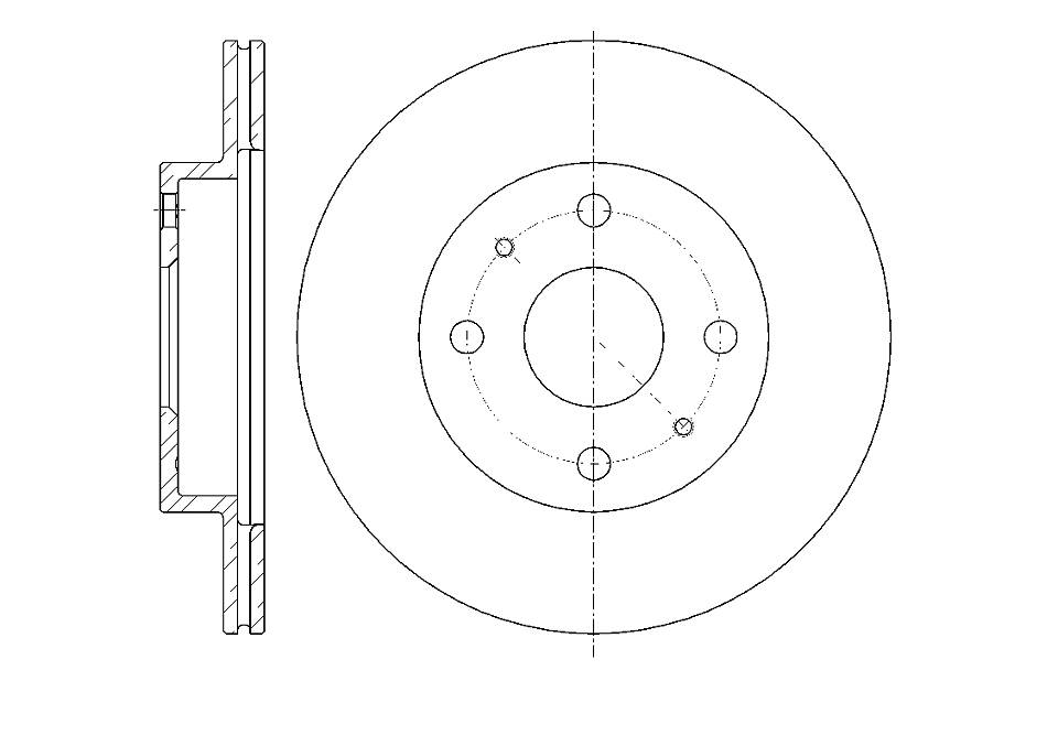 ДИСК ТОРМОЗНОЙ G-BRAKE GR20591
