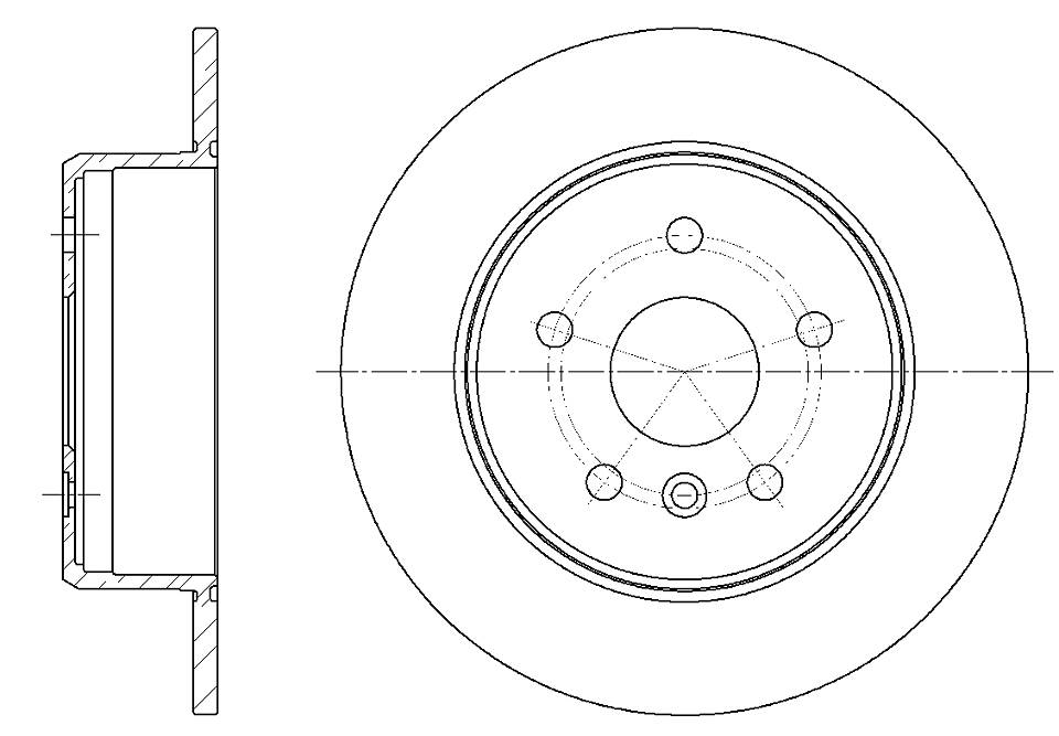 ДИСК ТОРМОЗНОЙ G-BRAKE GR01136