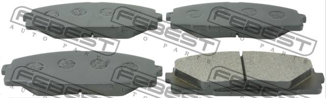 КОЛОДКИ ТОРМОЗНЫЕ ДИСКОВЫЕ FEBEST 0101KDH201F