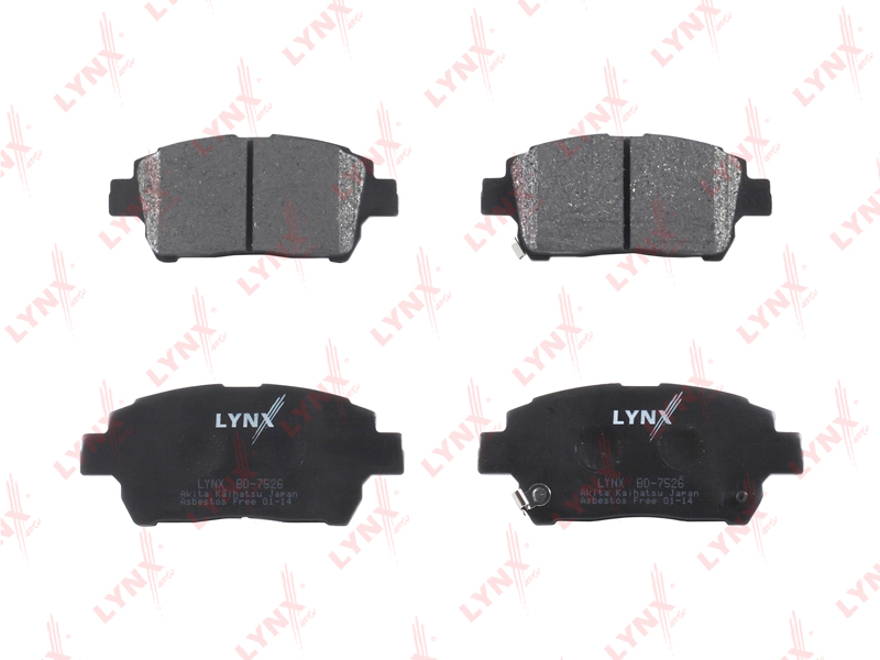 КОЛОДКИ ТОРМОЗНЫЕ ДИСКОВЫЕ LYNXauto BD7526
