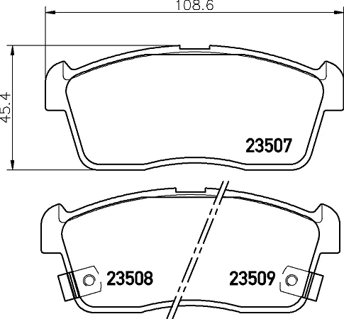КОЛОДКИ ТОРМОЗНЫЕ ДИСКОВЫЕ TOKICO RN569
