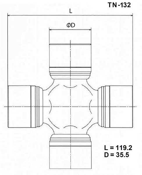 КРЕСТОВИНА TOYO TN132