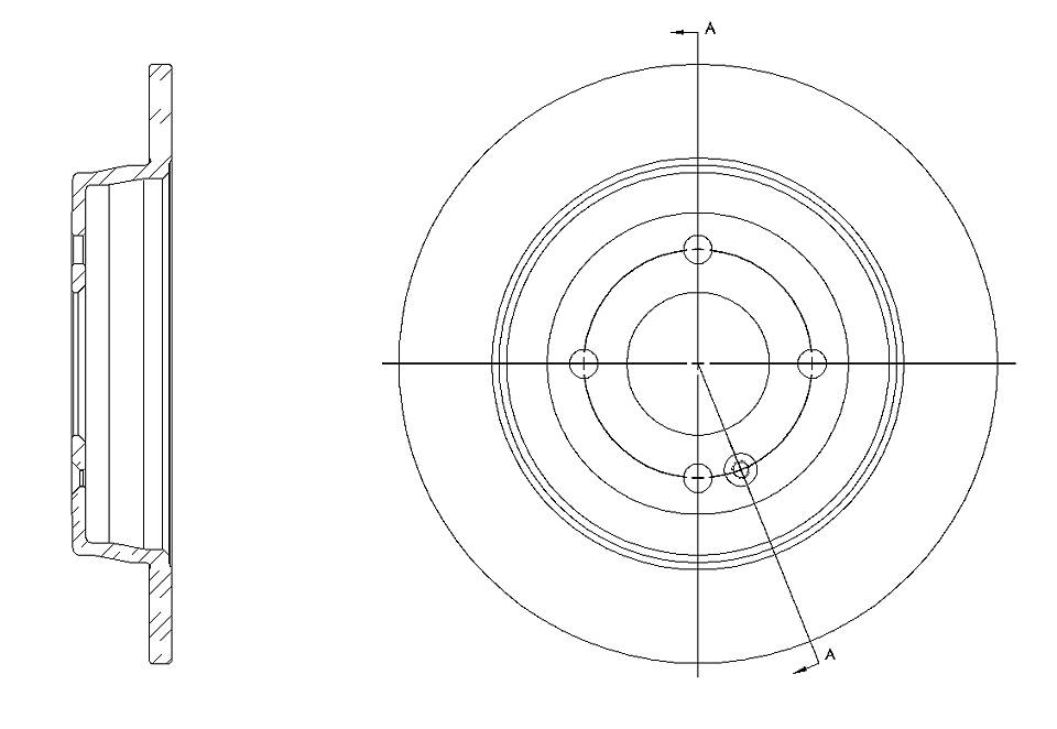 ДИСК ТОРМОЗНОЙ G-BRAKE GR01953