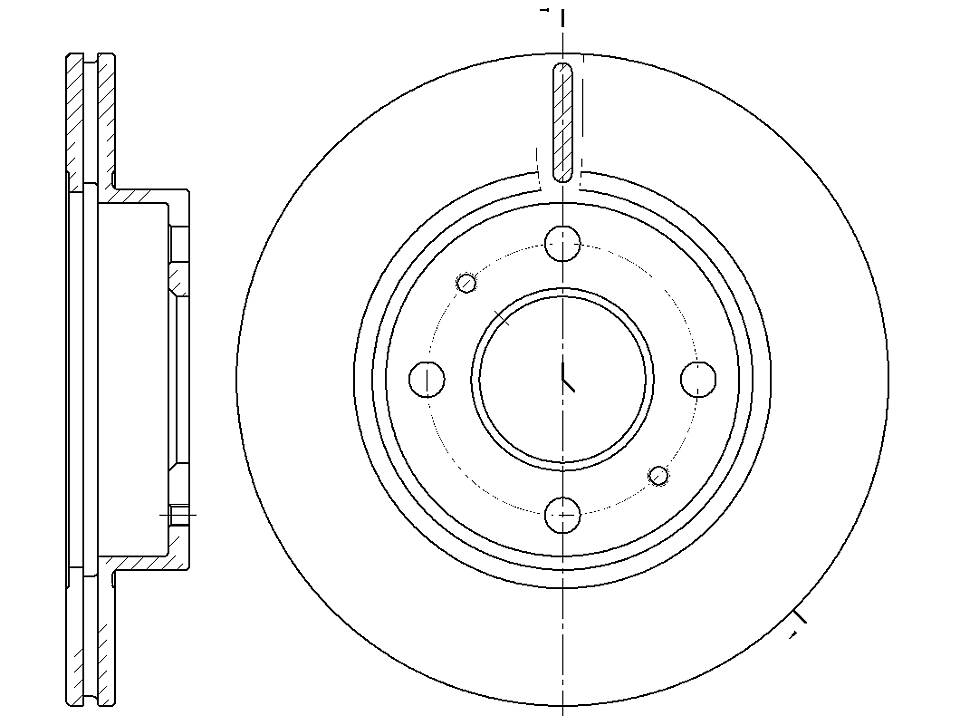 ДИСК ТОРМОЗНОЙ G-BRAKE GR02066