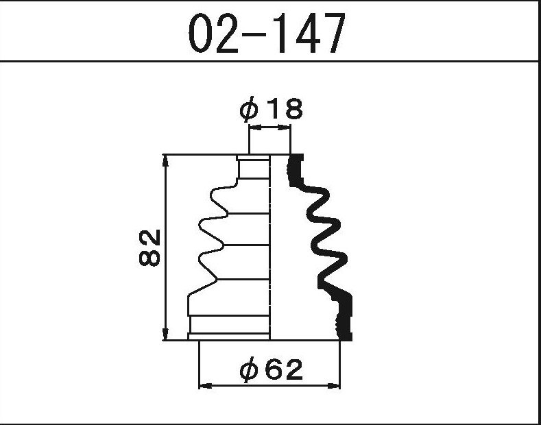 ПЫЛЬНИК ПРИВОДА MARUICHI 1-56 02147