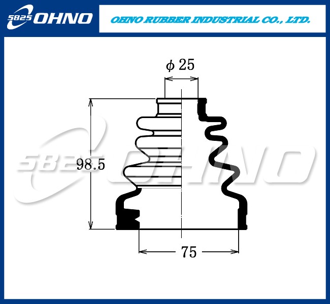 ПЫЛЬНИК ПРИВОДА OHNO 5-825 FB2147