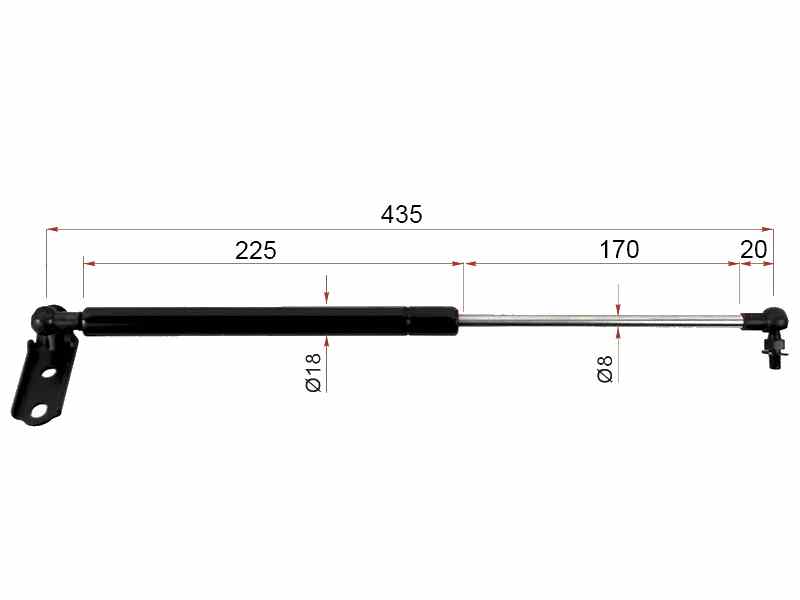 АМОРТИЗАТОР КАПОТА SAT ST5345049045