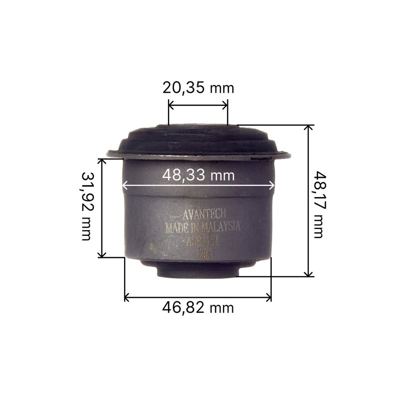 САЙЛЕНТБЛОК РЫЧАГА ПОДВЕСКИ AVANTECH ASB4154