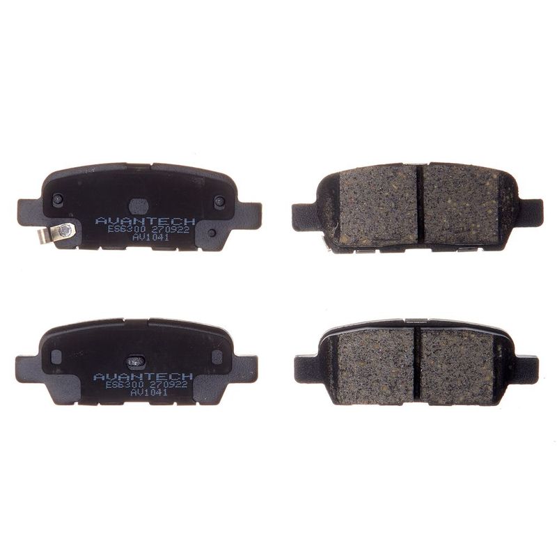 КОЛОДКИ ТОРМОЗНЫЕ ДИСКОВЫЕ AVANTECH AV1041