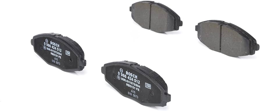 КОЛОДКИ ТОРМОЗНЫЕ ДИСКОВЫЕ BOSCH 0986424512