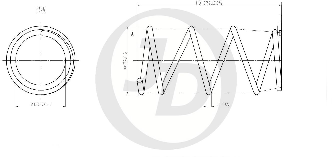 ПРУЖИНА ПОДВЕСКИ JD JJS1010