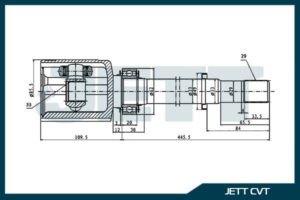 ШРУС ВНУТРЕННИЙ JETT V401724