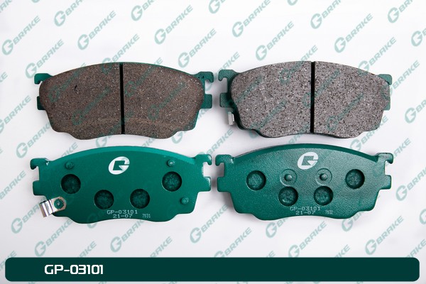 КОЛОДКИ ТОРМОЗНЫЕ ДИСКОВЫЕ G-BRAKE GP03101