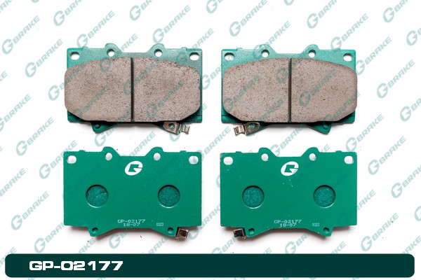 КОЛОДКИ ТОРМОЗНЫЕ ДИСКОВЫЕ G-BRAKE GP02177