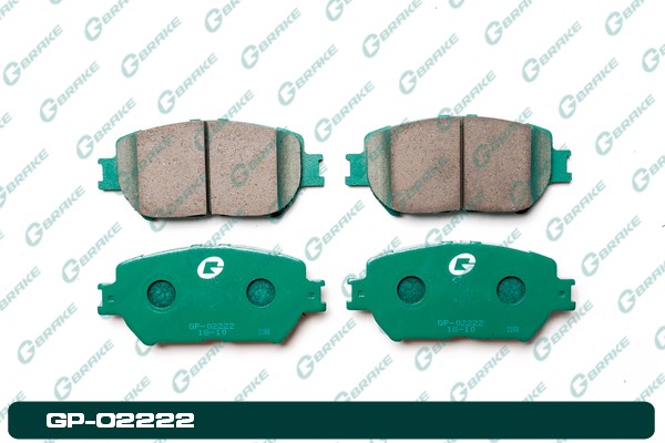 КОЛОДКИ ТОРМОЗНЫЕ ДИСКОВЫЕ G-BRAKE GP02222