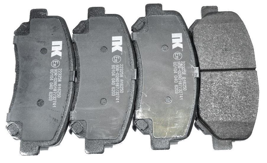 КОЛОДКИ ТОРМОЗНЫЕ ДИСКОВЫЕ NK 223258