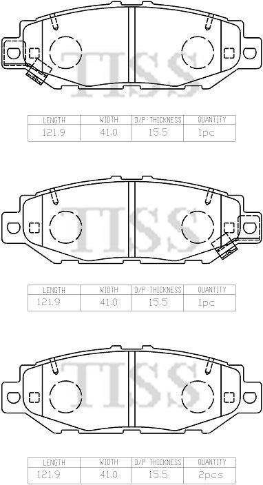 КОЛОДКИ ТОРМОЗНЫЕ ДИСКОВЫЕ PARAUT T282047Y